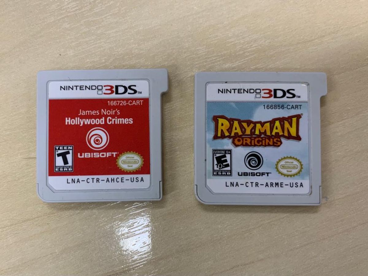 Jogos Nintendo 3ds (james Noirs e Rayman) Jogo de Videogame Nintendo