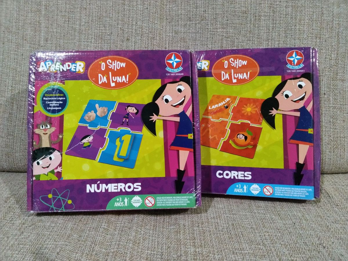 Jogos O Show da Luna Cores e Números | Brinquedo para Bebês Estrela ...