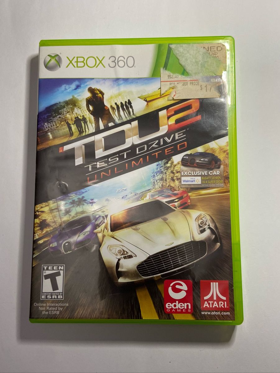 Jogo xbox 360 corrida de carros, extra