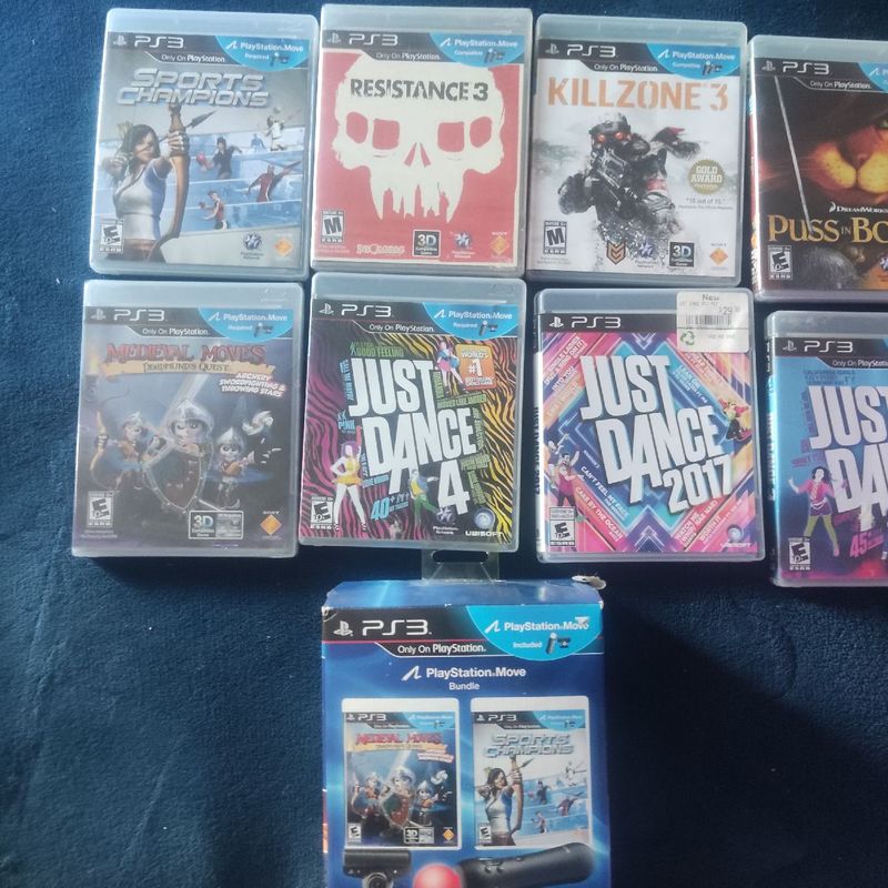 Jogos Originais, Físicos, Compatíveis com Playstation Move (playstation 3)  Compra Unitária Jogo de Videogame Ps Usado 95447943 enjoei