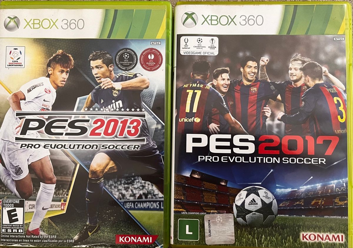 Jogos Pes 2013 e 2017 Xbox 360 | Jogo de Computador Konami Usado 88650807 |  enjoei