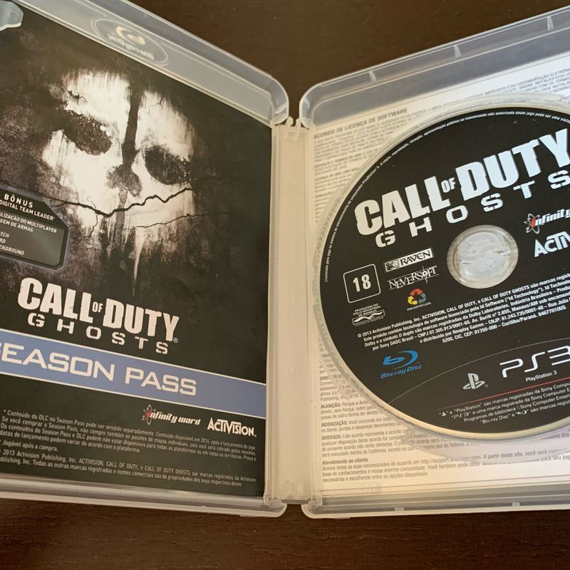 Jogo Call of Duty: Ghosts - PS3 - Playstation 3 - Curitiba