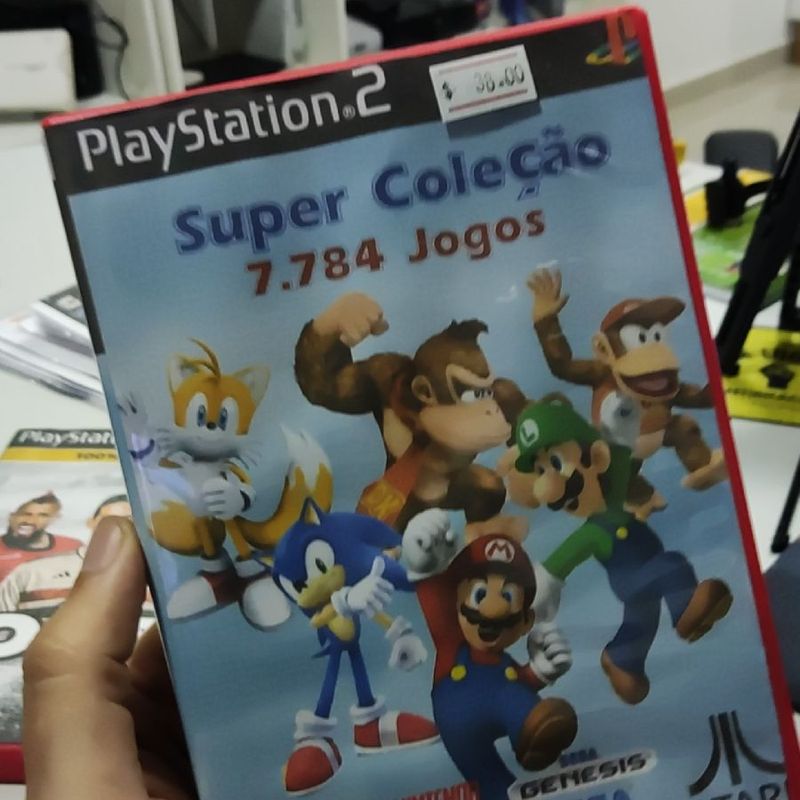 CAPA PLAY 2 - SUPER COLEÇÃO 7.784 JOGOS