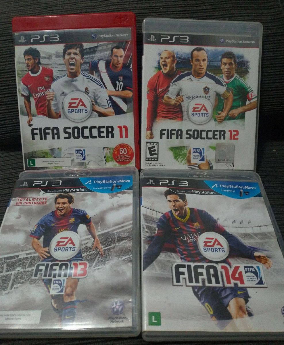 Jogos Fifa 11 / Fifa 12 / Fifa 13 / Fifa 14 - Playstation 3 Ps3