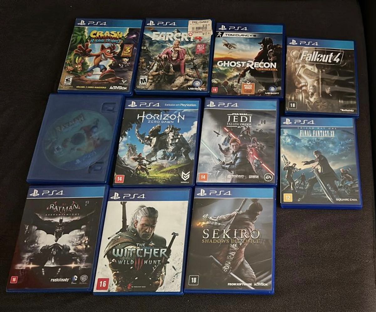 Lote 3 Jogos Ps4 Lacrados Originais Novos | Jogo de Videogame Ps4 Nunca  Usado 91419317 | enjoei