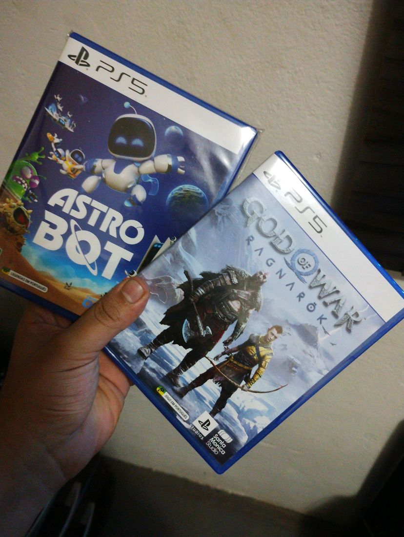 Jogos Ps5 Astro Bot e God Of War Ragnarok | Jogo de Videogame Sony ...