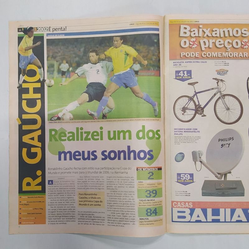 Jornal Lance Edição Corinthians Campeão Mundial 2000, Livro Lance Usado  75661656