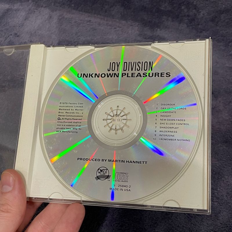 【中古】「非常に良い」［CD］UNKNOWN PLEASURES Joy Division - Unknown Pleasures Cd Original sem Caixa | Cd Usado