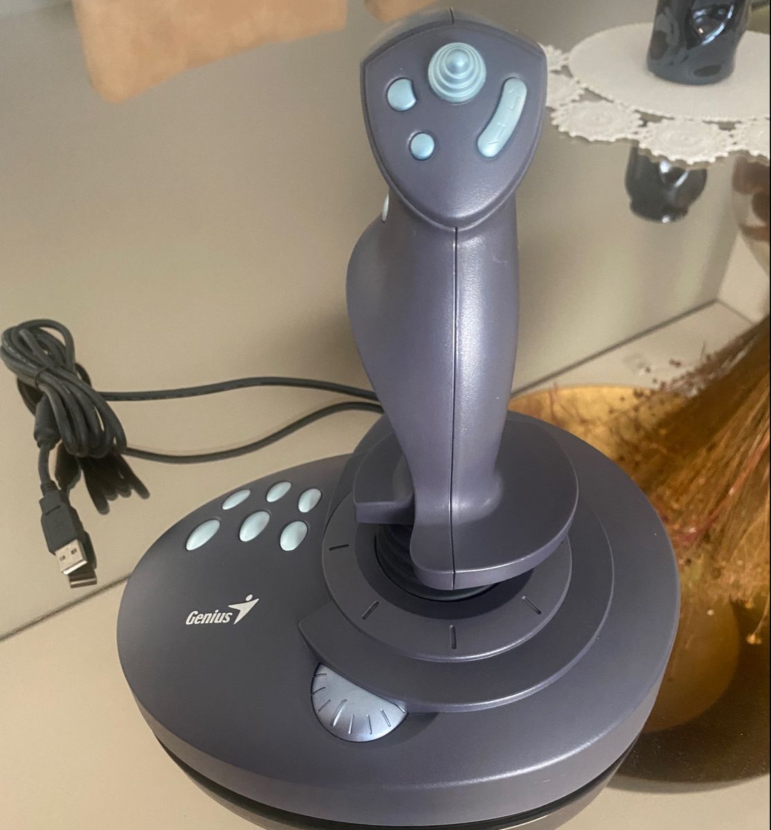 Joystick (genius Maxfighter F-31u Vibration) | Acessório p/ Videogame ...