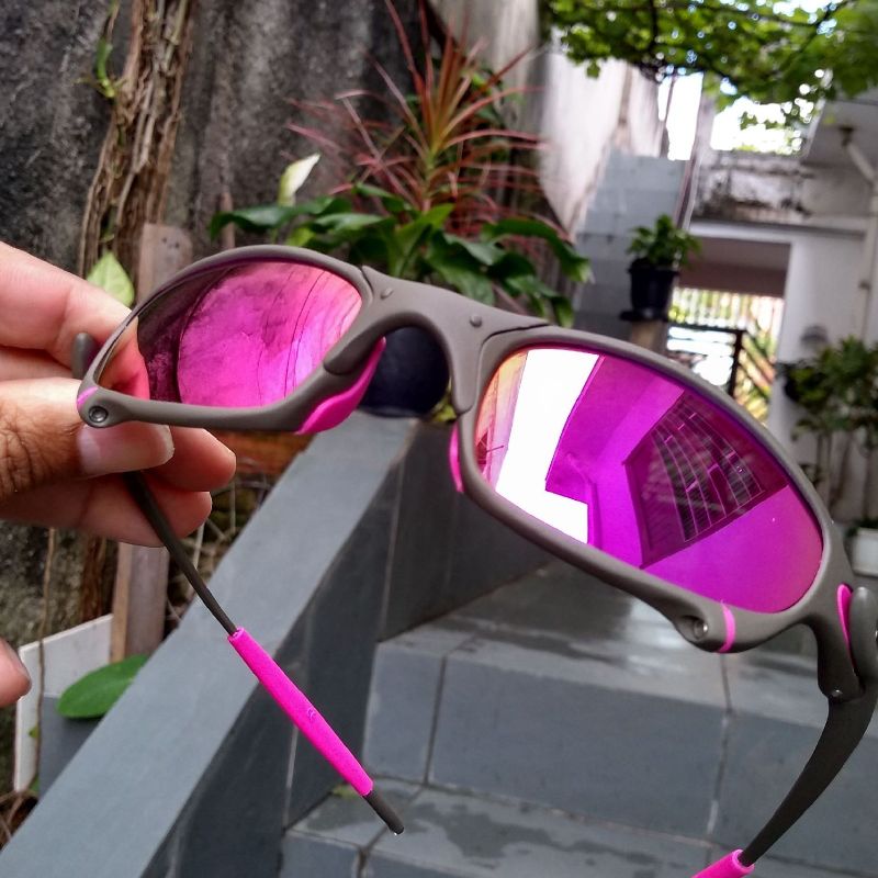 Óculos de Sol Oakley Lente Rosa Metal Dart Juliet Flak Lupa Mandrak |  Óculos Feminino Oakley Nunca Usado 56645505 | enjoei