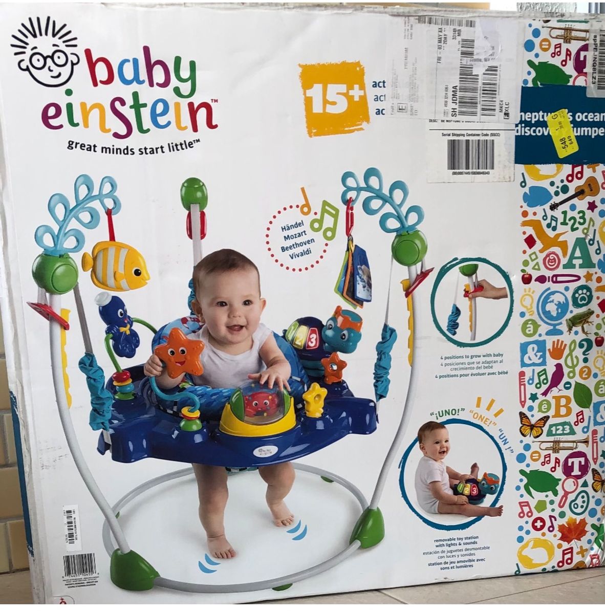 Jumper Neptines Ocean Discovery Baby Einstein Cadeirinha Infantil