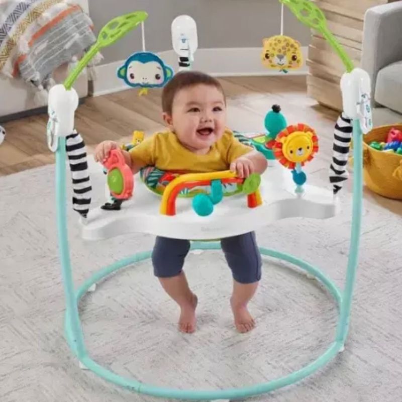 Jumperoo Fisher Price Floresta Fisher Price Usado 110941982 enjoei