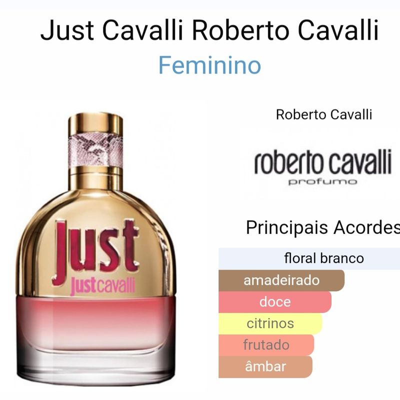 Roberto Cavalli Just Cavalli Gold eau de parfum para mulheres 75 ml
