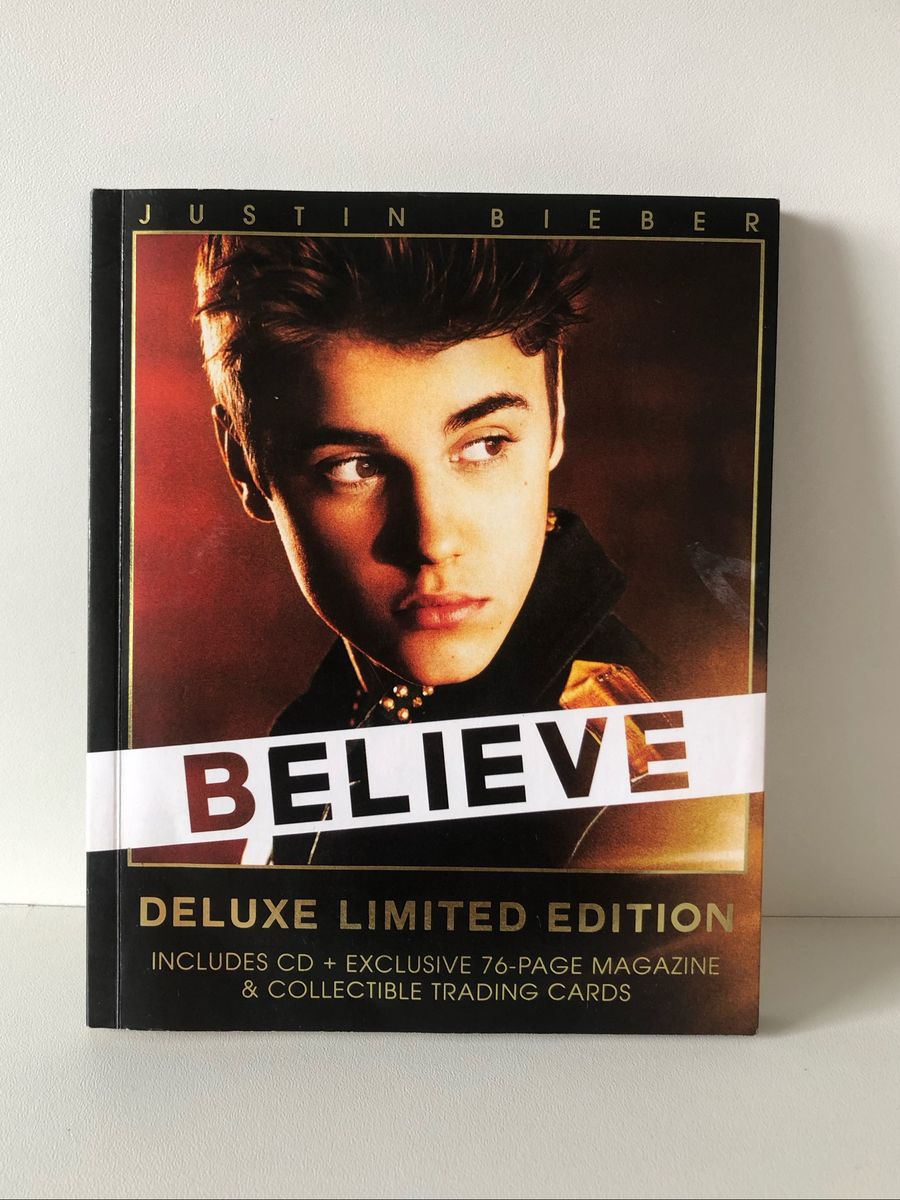 Justin Bieber Álbum Believe Deluxe Limited Edition | Produto Feminino ...