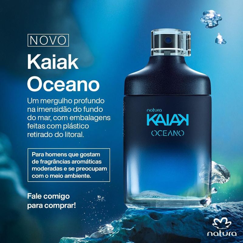 Kaiak Oceano - Perfume Feminino Natura 100ml - Original