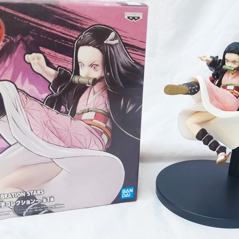 Boneco Demon Slayer Kimetsu no Yaiba Nezuko Kamado Vibration Stars  Banpresto Bandai