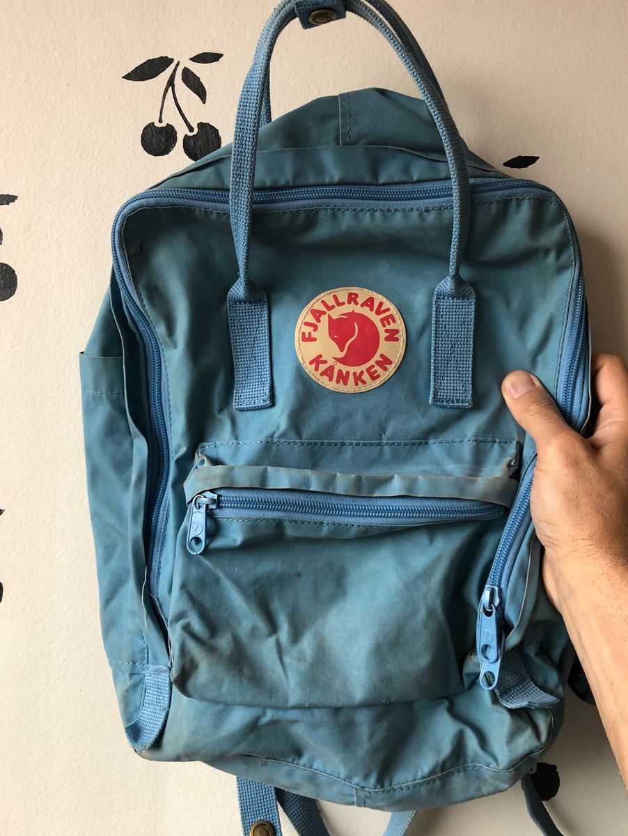 Kanken Original Azul Bebê Bolsa Masculina Kanken Usado 75215631 enjoei