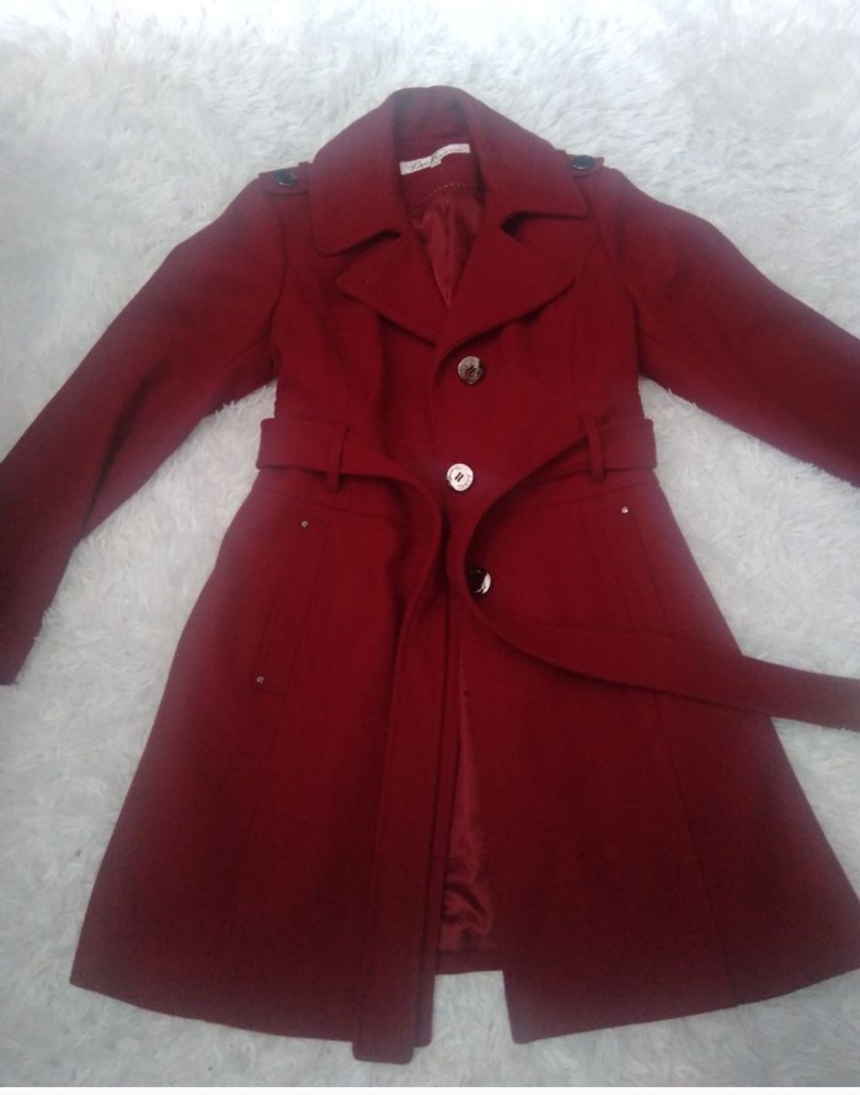 Sobretudo feminino hot sale marsala