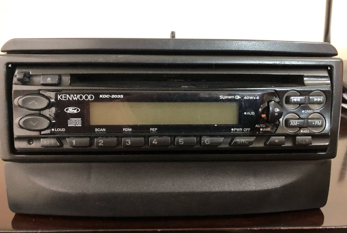 Kenwood Radio Cd Player Carro Frente Removível Carro Kenwood Usado