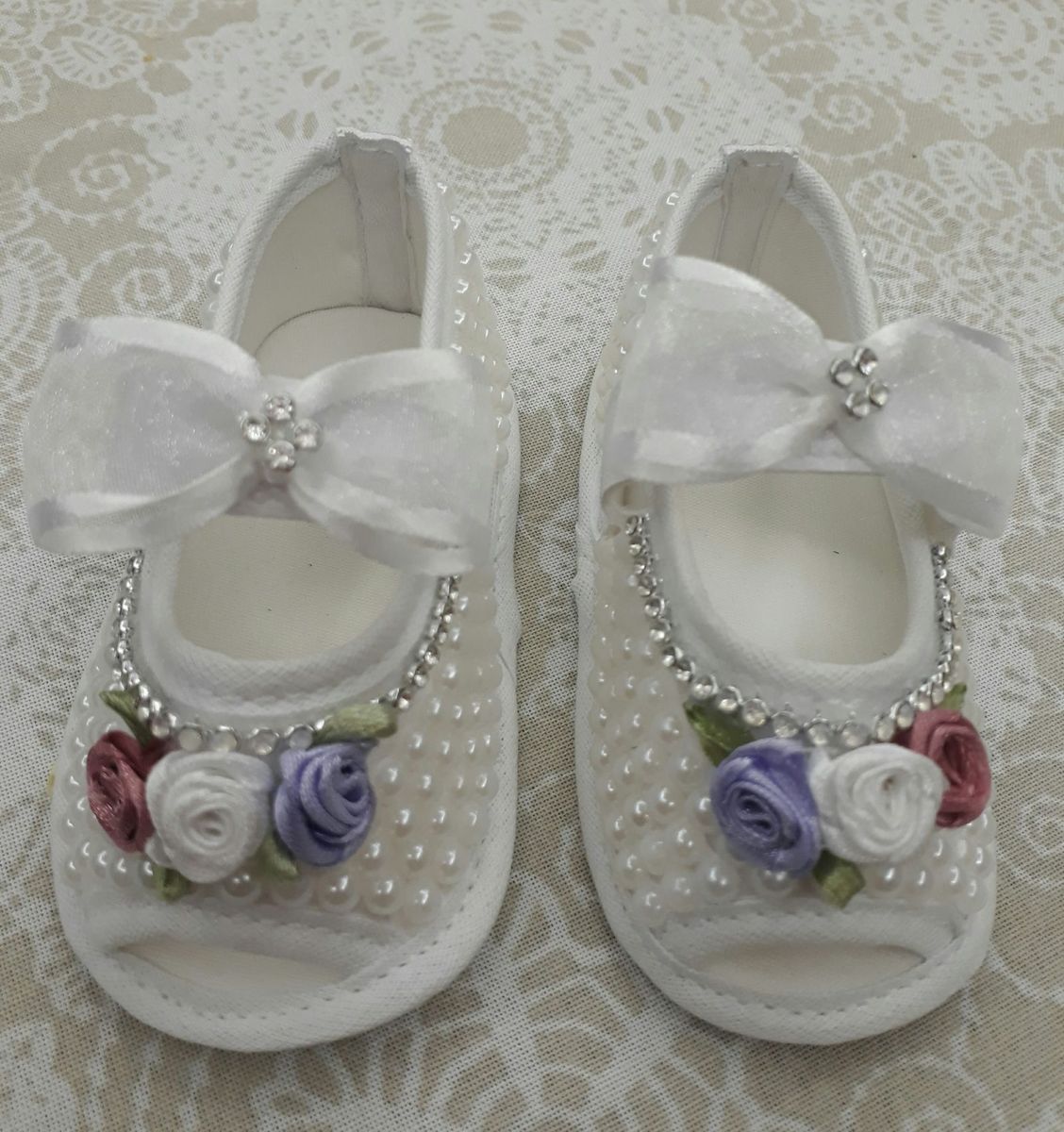 sapato para customizar bebe