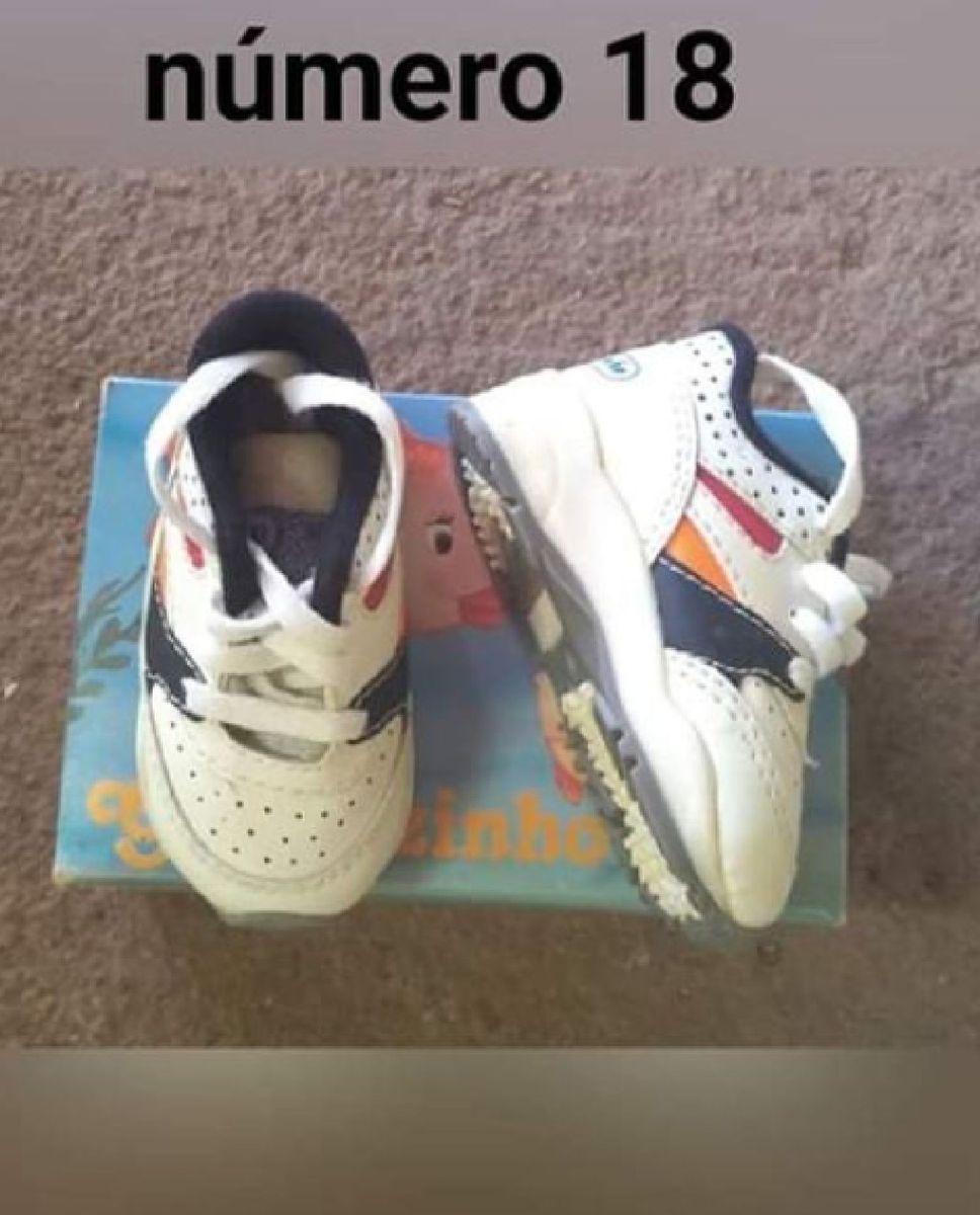 tenis infantil feminino numero 18