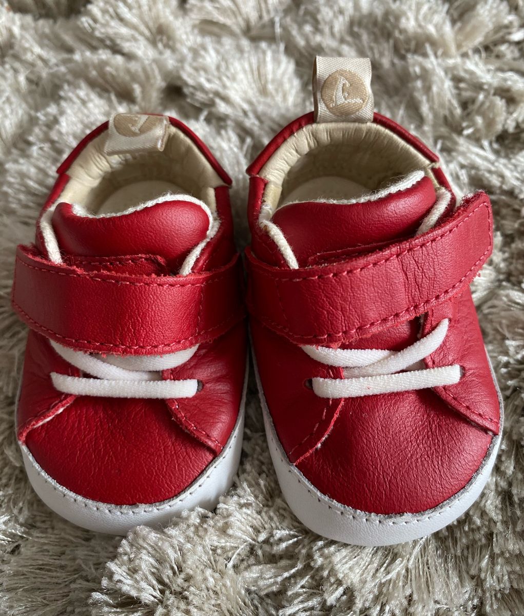 sapatinho vermelho para bebe recem nascido