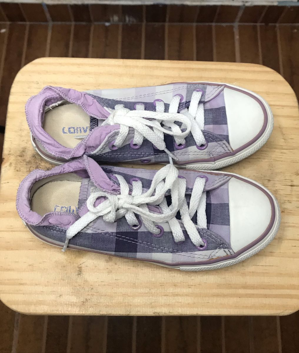 all star lilas infantil