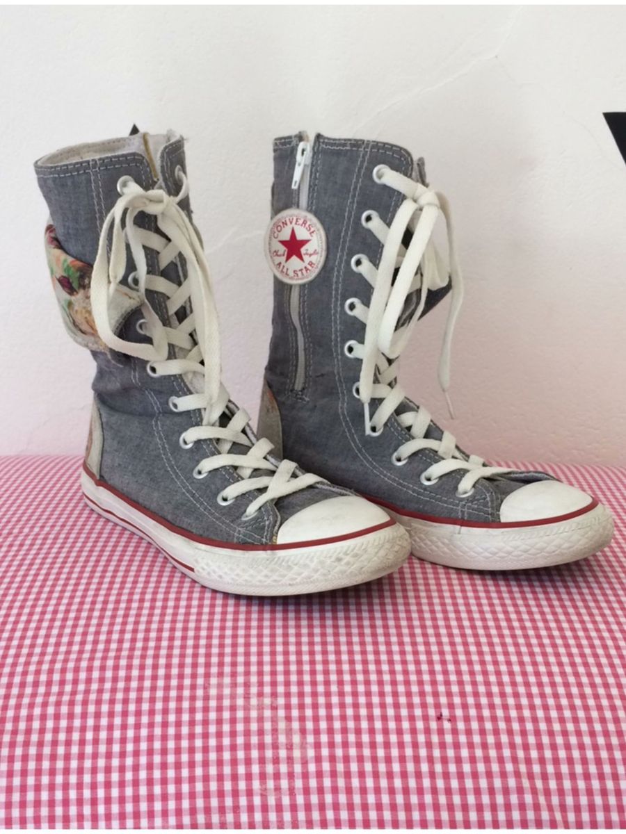 all star cano alto jeans