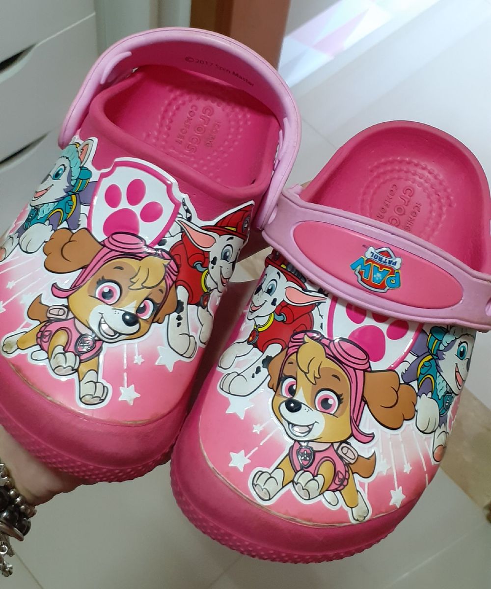 crocs infantil patrulha canina