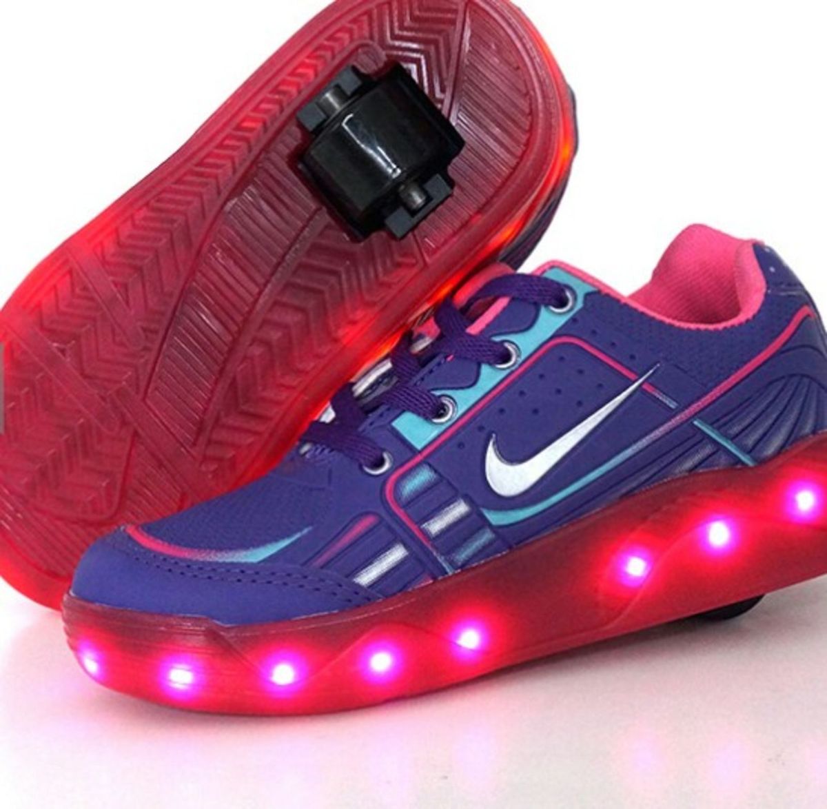 tenis de rodinha com led nike