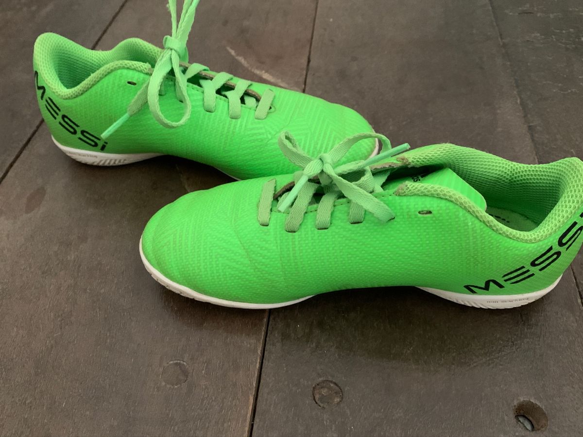 chuteira adidas messi verde