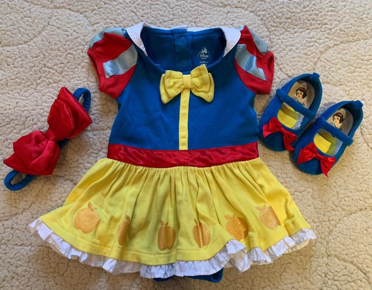 sapato da branca de neve infantil