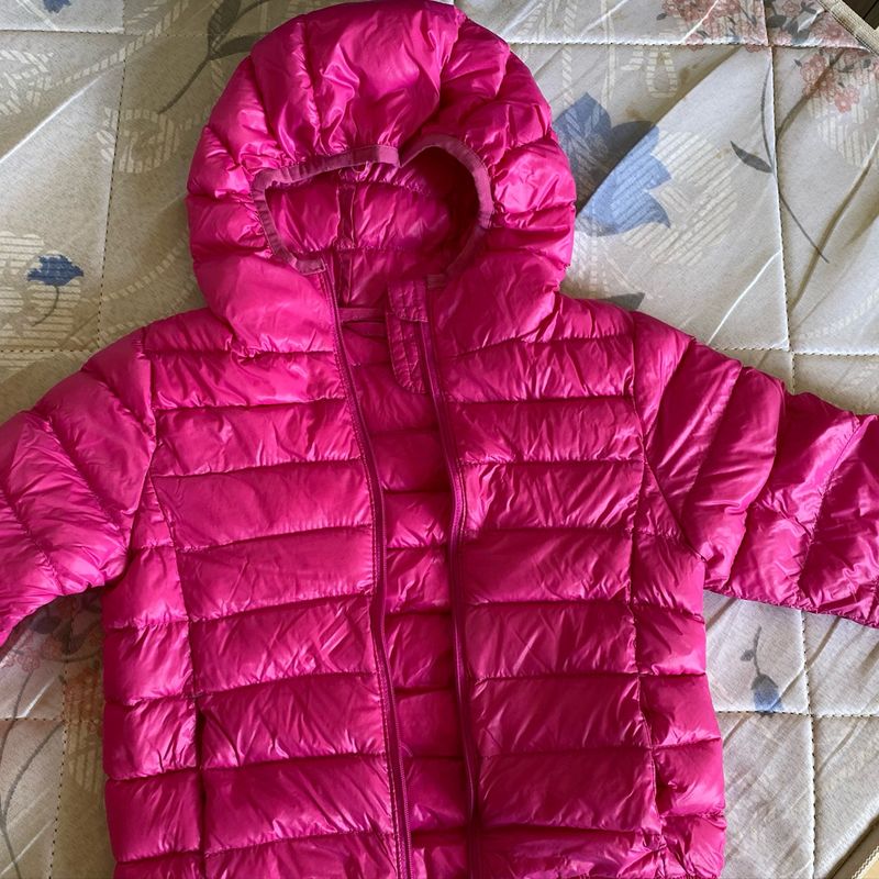 jaqueta pena de ganso infantil