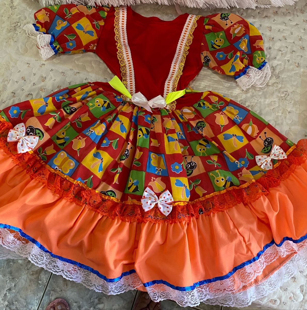 vestido menina festa junina