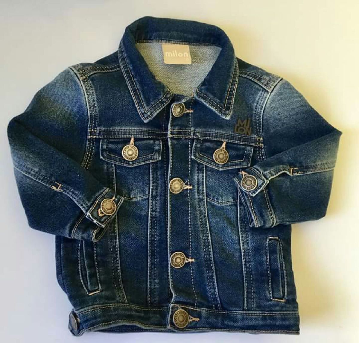 jaqueta jeans de bebe