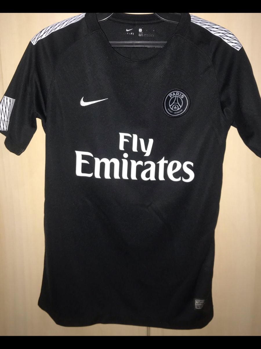 blusa paris saint germain preta