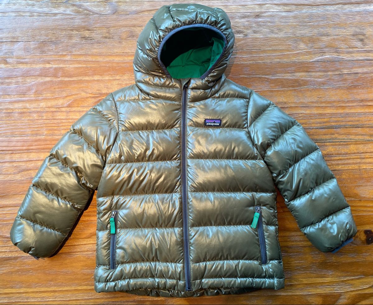 jaqueta pena de ganso infantil