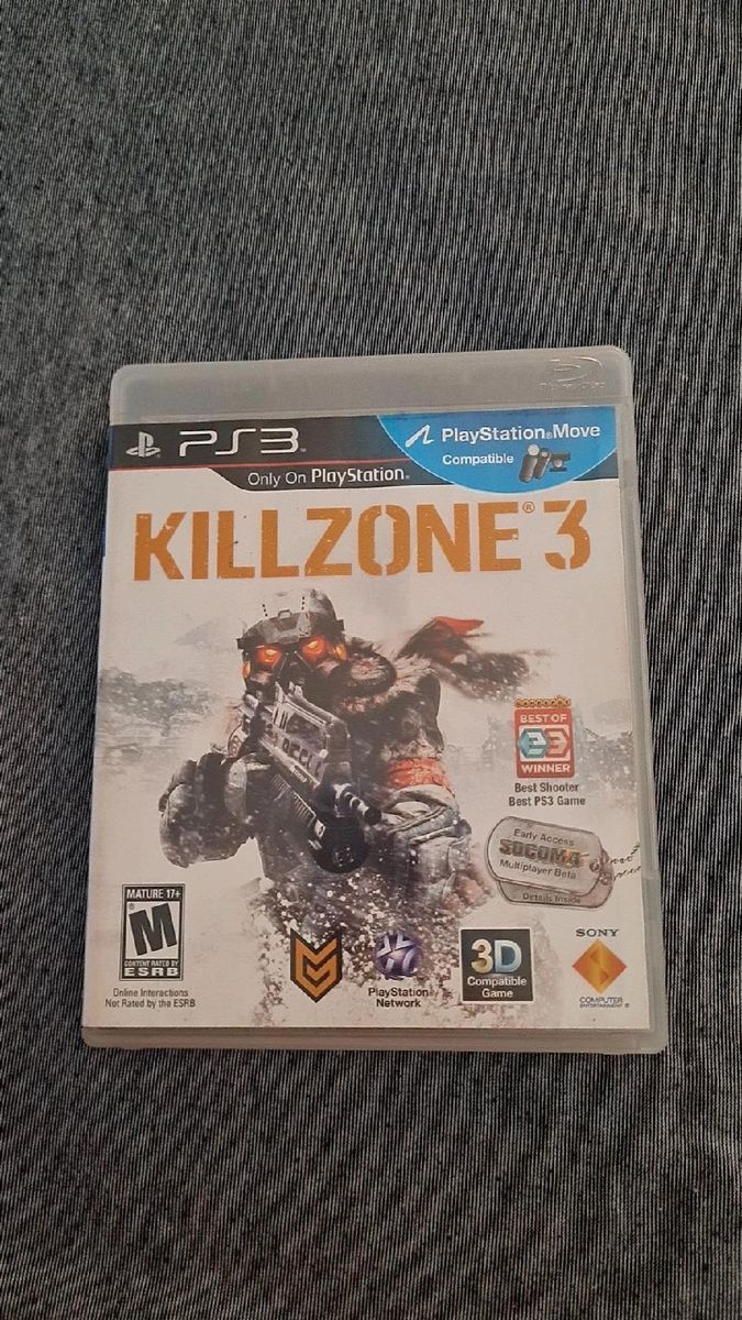 Killzone 3 - Jogo PS3 Midia Fisica