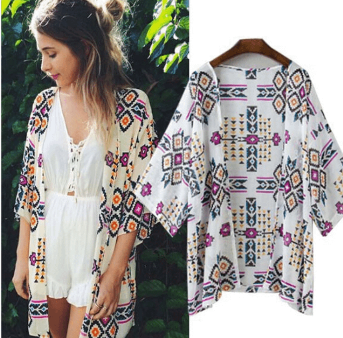 kimono feminino praia