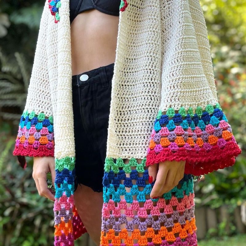 Quimono croche hot sale