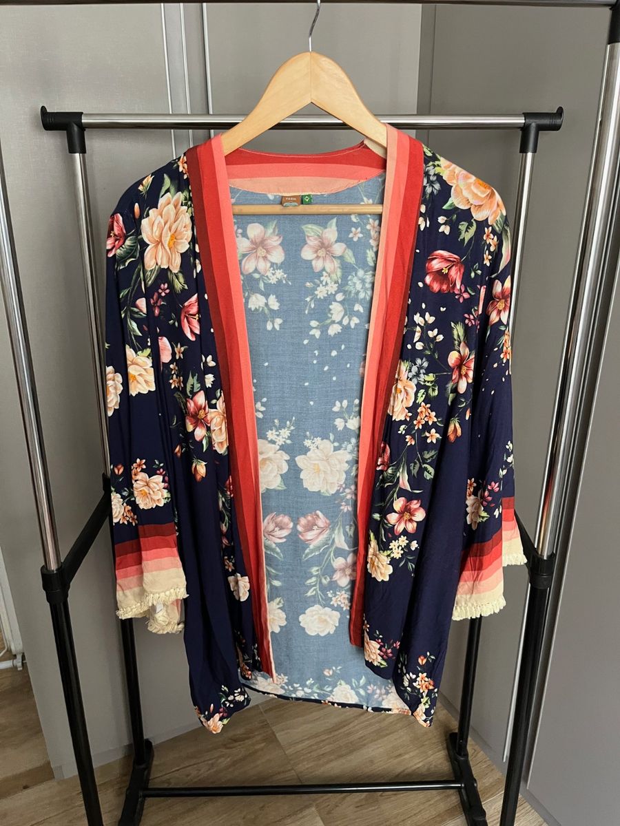 Kimono best sale comprido feminino