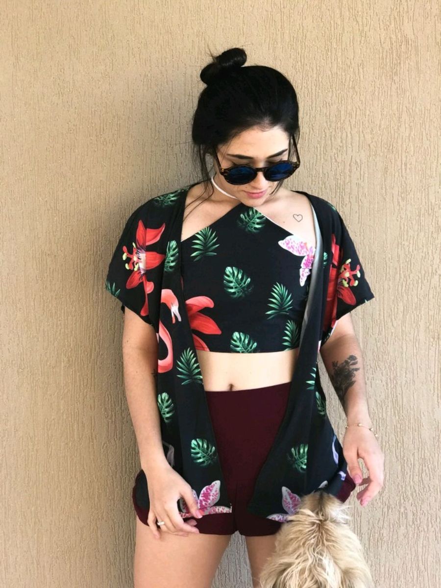 conjuntinho com kimono