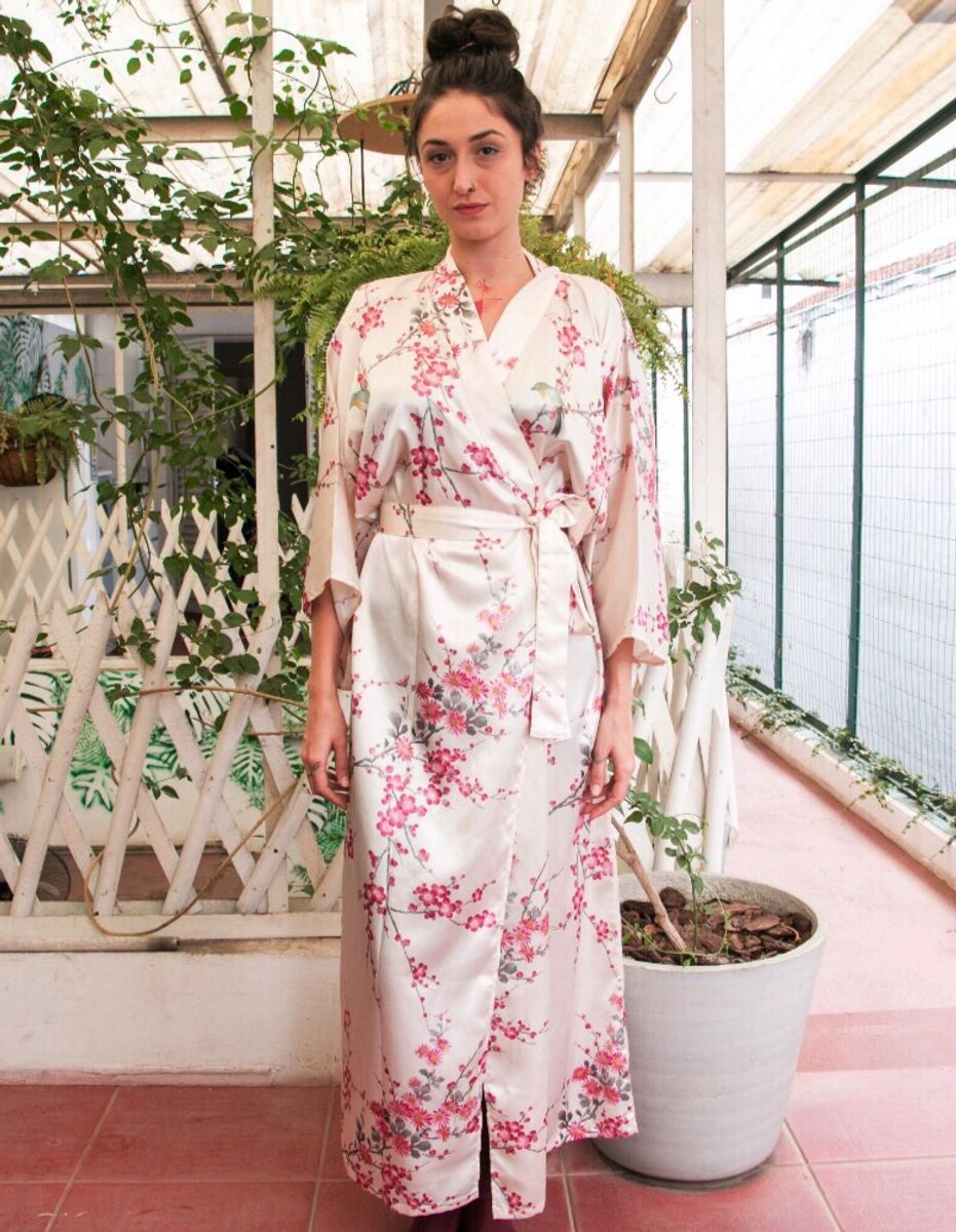 kimono japonês feminino