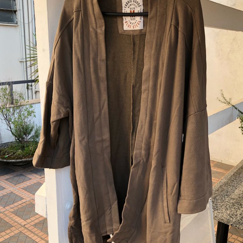 Kimono Marrom de Moletom Casaco Masculino C&A Nunca Usado