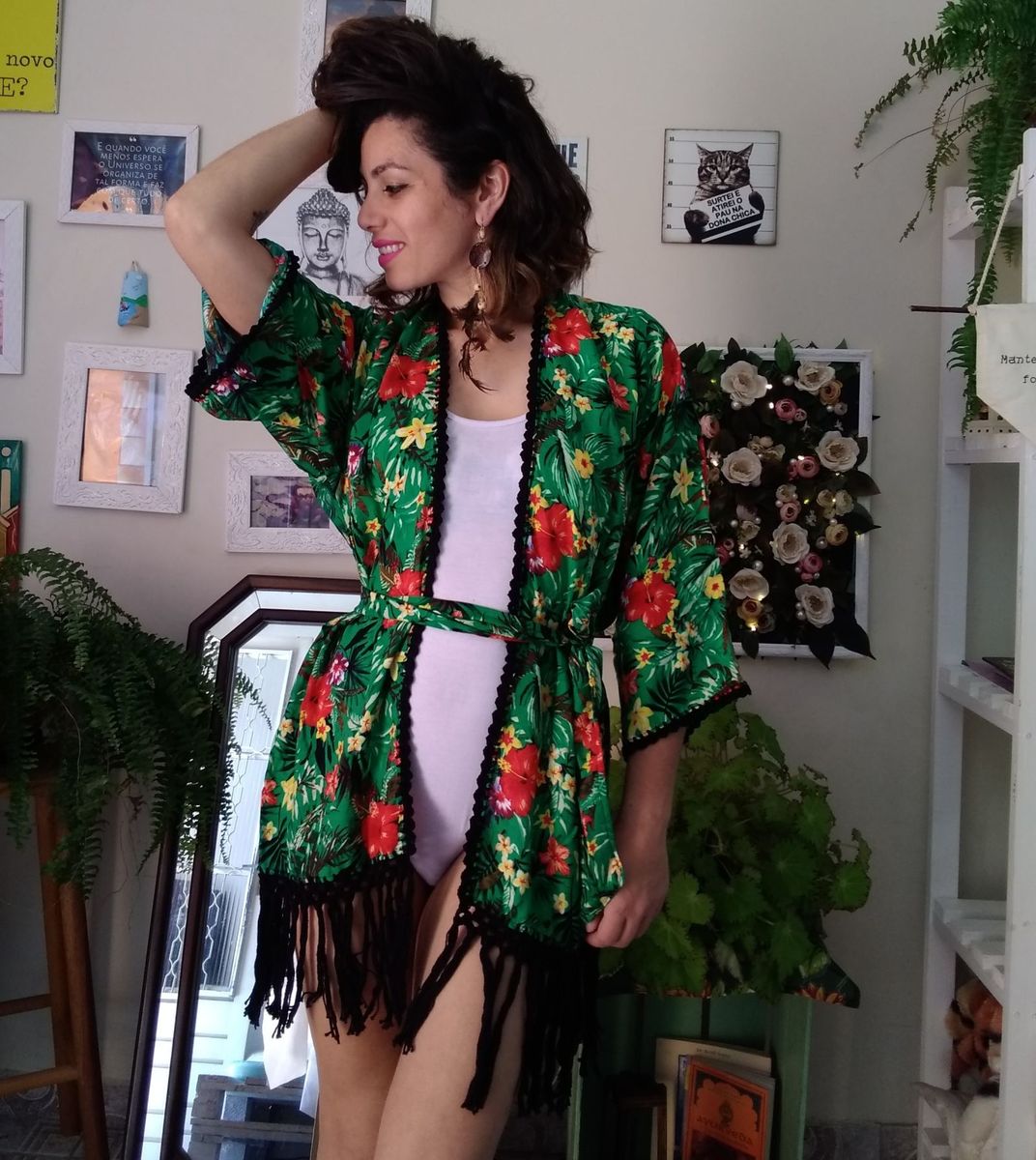 kimono moda feminina