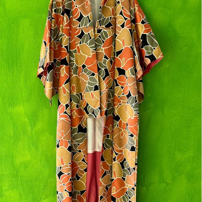 Kimono Tradicional Kimono Japones Feminino De Seda Kimono