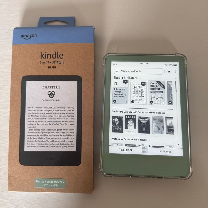 Kindle 16gb Ultima Geração Verde Matcha | Kindle Usado 124522393