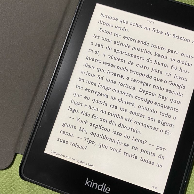 Kindle Paperwhite 10ª Geração com Capa | Tablet Amazon Usado