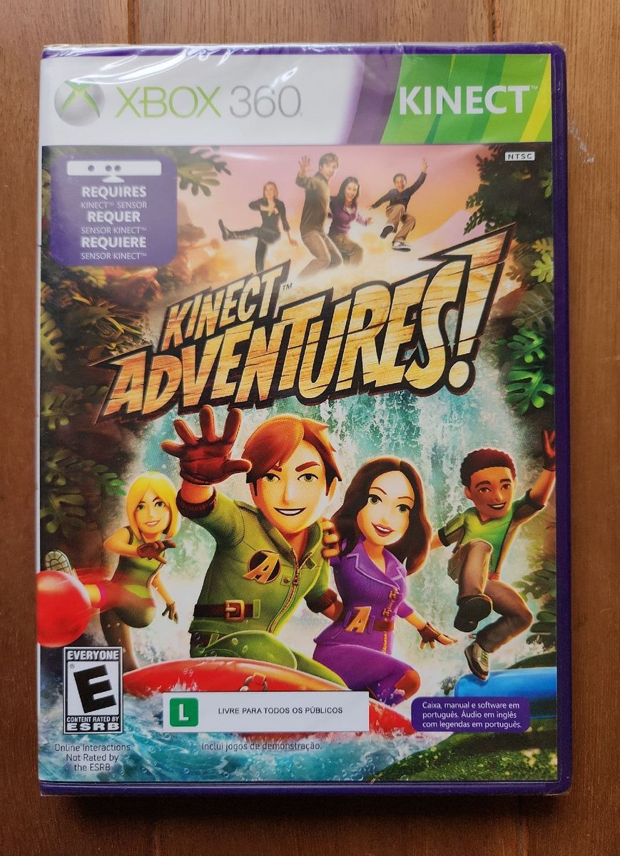 Jogo Kinect Adventures! - Original Xbox 360 (Apenas cd) no Shoptime