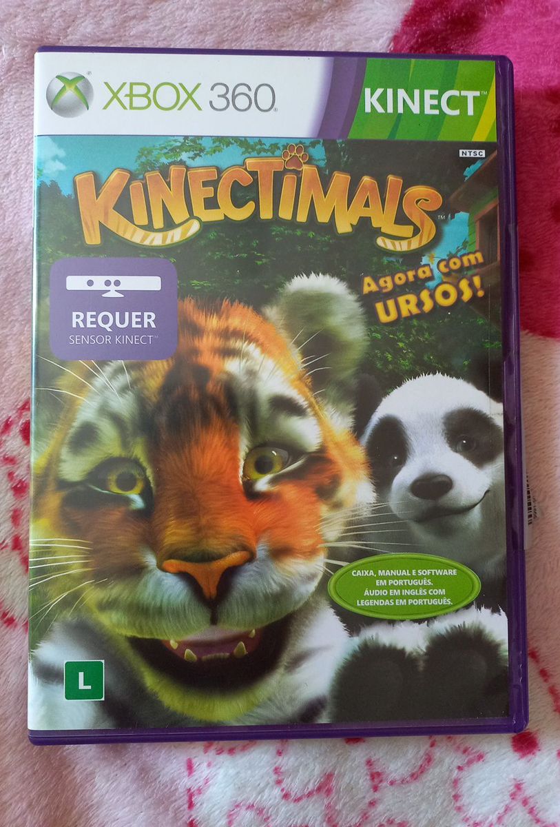 Jogo Xbox 360 Kinectimals Lacrado - Black Games